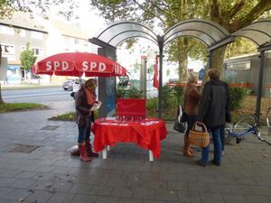 Infostand am Riemker Markt
